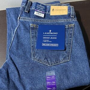 Lanesboro Relaxed Straight Blue Jeans